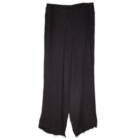 Yohji Yamamoto Ground Y Distressed Long Trousers